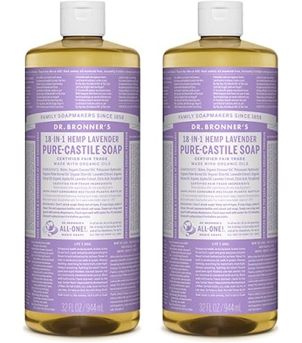 Amazon.co.jp: ドクターブロナーマジックソープラベンダー(LA)739㎖×2