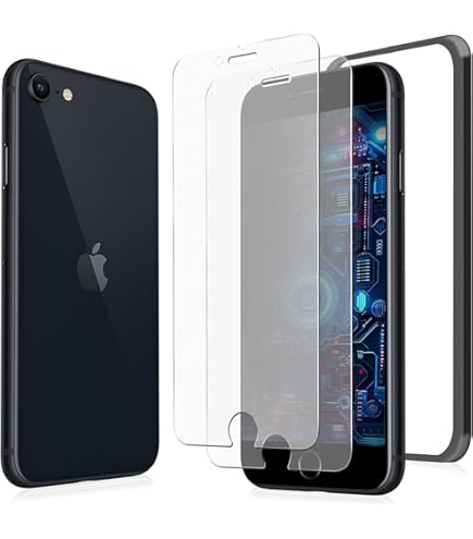 Amazon.co.jp: iPhone SE (第2世代)/8/7/6s/6 ガラスフィルム「GLASS