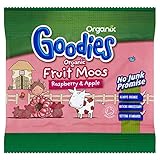 Organix Goodies Organic Fruit Moos - Raspberry & Apple (12g) Organixは、有機フルーツのモースのグッズ - ラズベリーとリンゴ（ 12