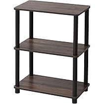 ☆定価21384円☆S-VIEW　ラック　4段　BK/WAL/WH Amazon.co.jp: WHALEN STORAGE 高さ183cm 大型4