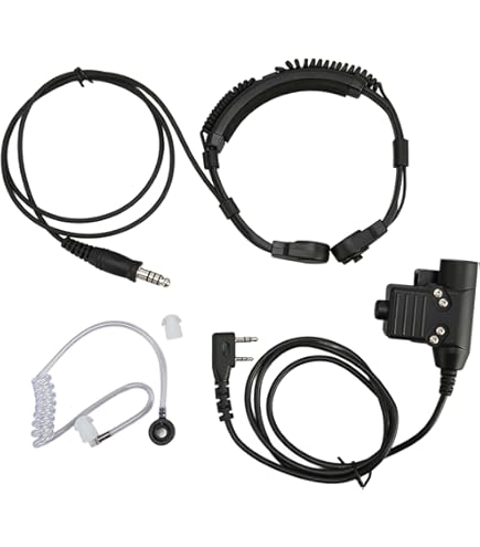 Amazon.co.jp: 咽喉マイク 7.1 mm プラグ 骨伝導タイプ 伸縮式 高耐久