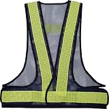 TRUSCO(トラスコ) メッシュ安全ベスト 紺*イエロー TMVBY