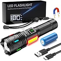 照射距離322m 充電式 LEDフラッシュライト 61tPAerP9hL._AC_UL210_SR210,