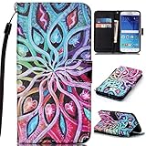 Samsung Galaxy S6 ケース UNEXTATI 保護カバー 手帳型 Samsung Galaxy S6 対応 ストラップ付き カード収納付 落下防止 衝撃吸収 財布型 ケース 携帯電話カ