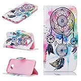 Samsung Galaxy S7 Edge ケース カバー UNEXTATI 高品質 PUレザー 手帳型 ケース 財布型 ウォレット型 衝撃吸収 保護カバー カード収納 ホルダー 横開 スタンド機能