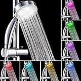 プレミアム革新的な7-color ChangingバスルームLEDシャワーヘッドマルチカラー圧力Activated LEDヘッド水グローライト段階的な変更のホーム/ホテルBathrooms
