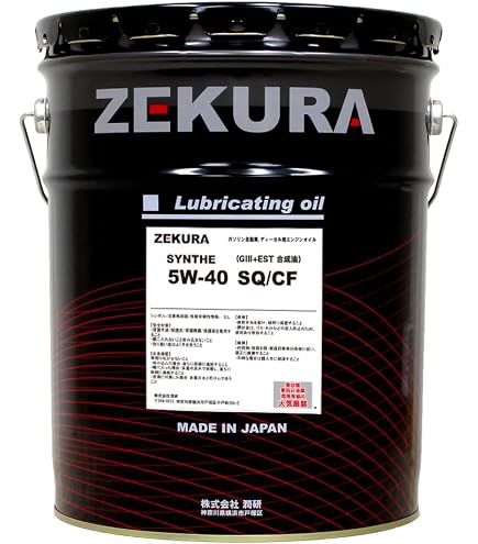 Amazon | ZEKURA SYN 5W-40 SP C3 20L、ACEA対応、高性能