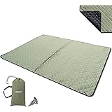 JIMENCE（ジーメンス） レジャーシート 厚手 収納袋付き 1-3人用 200×150cm キャンプマット (グリーン)
