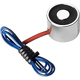 uxcell 保持電磁石 ソレノイド 12VDC 18.5N 0.05LB/23g 20 x 15 mm