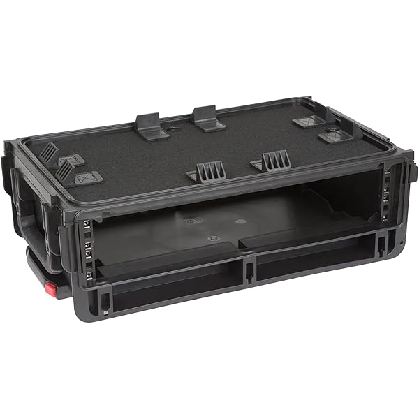 Amazon.co.jp: SKB iSeries 2U 浅型フライラック 防水ポリプロピレン