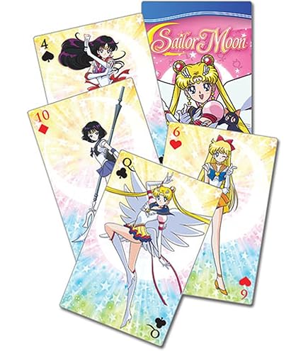 セーラームーントランプ 懐かしさあふれる90年代イラストの『美少女戦士セーラームーン