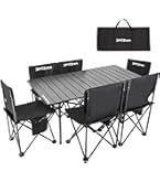 Amazon.co.jp: JPYiZren アウトドア テーブル チェア 7点セット