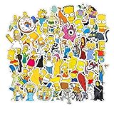US-Style 50枚 ザ・シンプソンズ ステッカー 耐水 防水 シール 車 詰め合わせ