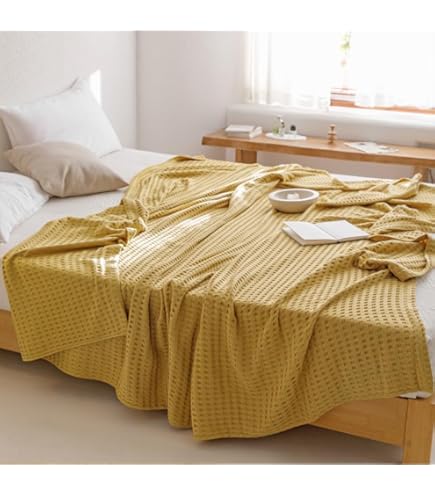 Amazon｜無印良品 綿ワッフル多用布 ベージュ 180×260cm