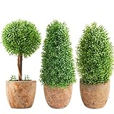 フェイクグリーン 光触媒 トピアリートピアリー三個セット ボール / スタンダード / オーバル お世話のいらない 癒しの グリーン 観葉植物 インテリア 人工観葉植物