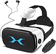 Amazon Samonic 3d Vrゴーグル Vrヘッドセット Iphone Androidスマホ対応 イヤホン Bluetoothコントローラ 日本語説明書付属 Samonic Vrゴーグル