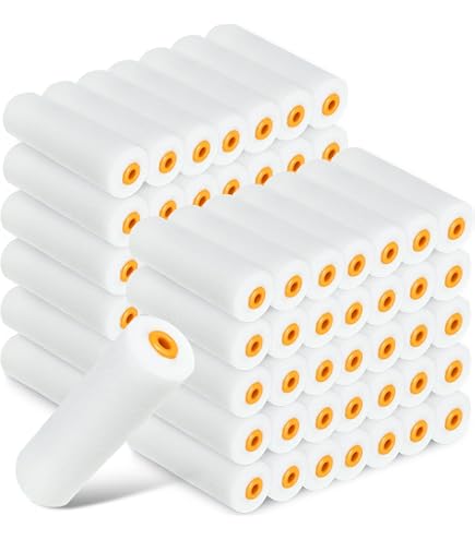 Menkxi Paint Tray Set - 10 Hard Shell Trays & 90 Disposable Liners For 4 Inch Rollers