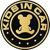 KIDS IN CARマグネット（ゴールド）