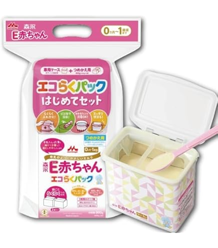 Amazon | 森永 E赤ちゃん エコらくパック はじめてセット 800g (400g×2
