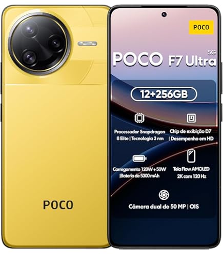 Xiaomi Poco F7 Ultra Smartphone, 12+256, Yellow, 5300mAh
