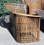 ジャービス商事　天然木無垢材　アンティーク調　フラワーファニチャー　ベンチのみ（2人掛けサイズ）　1脚　70095