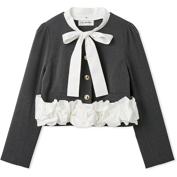 lilybrown チュールラッフルフリルトップス LILY BROWN（リリーブラウン）の「チュールラッフルフリルトップス