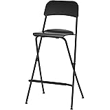 ＩＫＥＡ/イケア FRANKLIN：折りたたみ式バースツール74 cm ブラック（404.067.86）