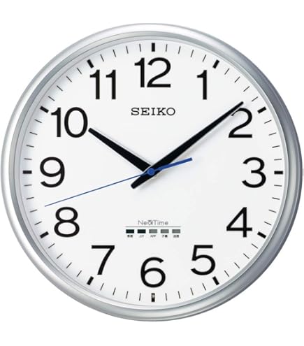 Amazon.co.jp: セイコークロック 掛け時計 電波 セイコーネクスタイム
