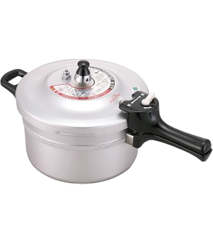 Amazon | ホクア フッ素樹脂加工 圧力鍋 安心の日本製 (5.5L