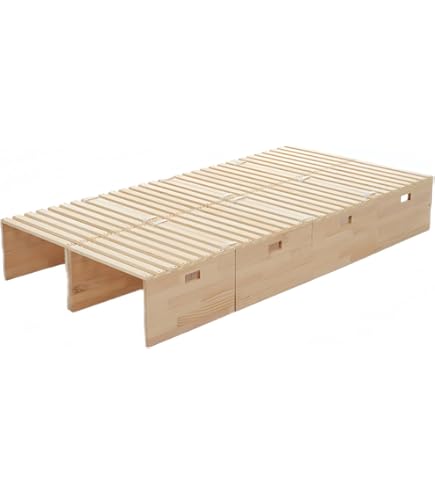 【パレットベッド×8枚+パベッドボード×2枚】パレットベッド 天然木 すのこベ HAGiHARA（萩原） パレットベッド セミダブル 8枚セット すのこ 天然木