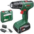 Bosch 18V Cordless Drill Driver With 2.0Ah Battery, Charger and Case, 2 ...