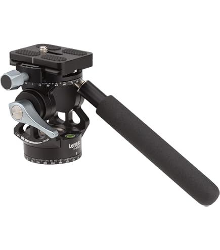 INNOREL H70 Fluidkopf Für Videoaufnahmen – Schwenkkopf Für DSLR-Kameras, Camcorder & Teleskope Bis 8 Kg