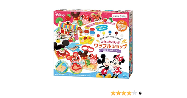Amazon カワダ こねこねくらぶ ワッフルショップ ミッキー ミニー Nkcc 01 ねんど おもちゃ