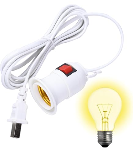 Amazon.co.jp: コード付きソケット E26 電球 ペンダントライト