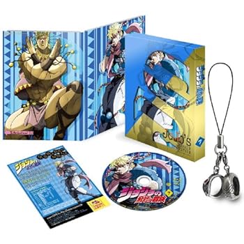 ジョジョの奇妙な冒険 Vol 7 毒入り指輪ストラップ 全巻購入特典フィギュア応募券付き 初回限定版 Blu Ray 売れているdvd
