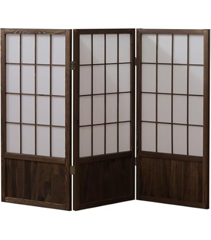 Amazon｜衝立 1連 パーテーション 和風 障子 障子スクリーン 間仕切り