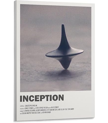 Amazon.co.jp: Inceptionインセプション名作映画のポスター キャンバス