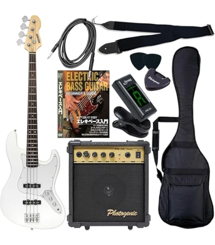 Amazon | Fender Player Precision Bass Lefty Polar White レフティ