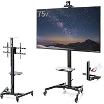 【新品】テレビスタンド ハイタイプ 32~75インチ キャスター付 テレビ台 Amazon.co.jp: JEEYING テレビスタンド ハイタイプ tvスタンド