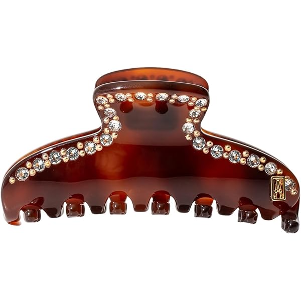 アレクサンドルドゥパリ 全方位にスワロフスキーがついているクリップ 美品 S クリップ｜ALEXANDRE DE PARIS（アレクサンドル ドゥ パリ）