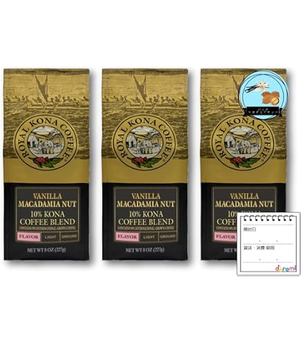 Amazon | ロイヤルコナコーヒー バニラ マカダミアナッツ フレーバー
