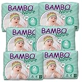 Bambo Nature（バンボネイチャー） プレミアム紙おむつ　6パックセット ミニ(2号)