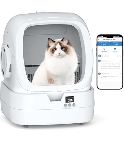 2 litter boxes for 1 cat 2 in 1 Large Cat Litter Box Enclosure (Double Door Litter Box Furnitur main image 0