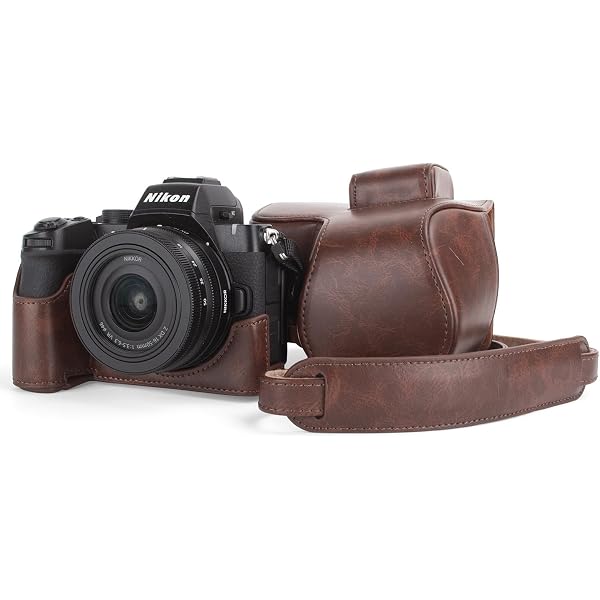 Amazon.co.jp: Rieibi ハンドメイド本革ハーフケース、Nikon Z50II