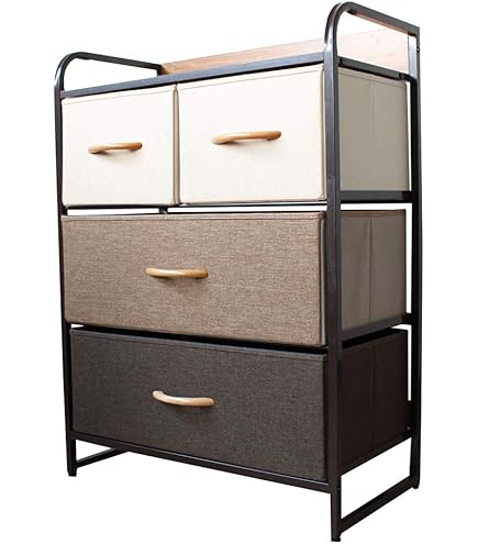 Amazon｜4段スリムチェスト【Flat chest】幅31×奥行29×高さ