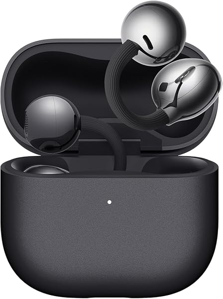 HUAWEI FreeClip 2 Open-Ear Headphones, Clip-On Wireless Earbuds, 5.1g Lightweight, IP57 Waterproof, 38H Battery, Bluetooth 6.0, 3-Mic Noise Cancellation, Wireless Charging, Black - 1