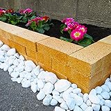 レンガ花壇 つむつむレンガセット サフランイエロー 9個セット