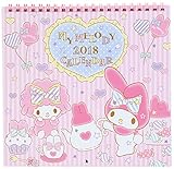 マイメロディ ウォールカレンダーM 2018