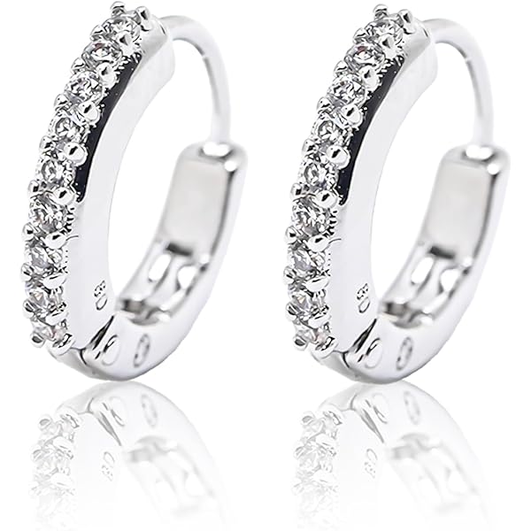 Swarovski シルバー フープピアスTWIST Amazon.co.jp: [スワロフスキー] Twist クリスタル フープピアス