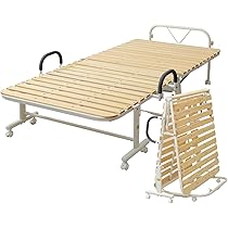 Amazon｜[山善] すのこベッド 折りたたみベッド 床板は丈夫で美しい